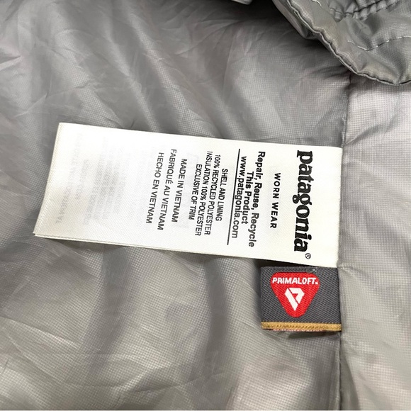 Patagonia Women’s Nano Quilted Puffer Full Zip Jacket Gray - Picture 10 of 13